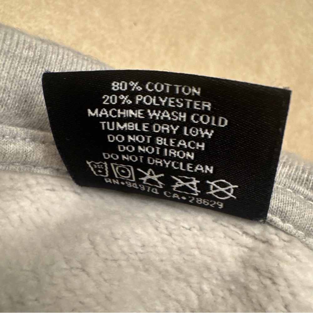 Stussy Light Gray Men's Hoodie - Picture 7 of 7